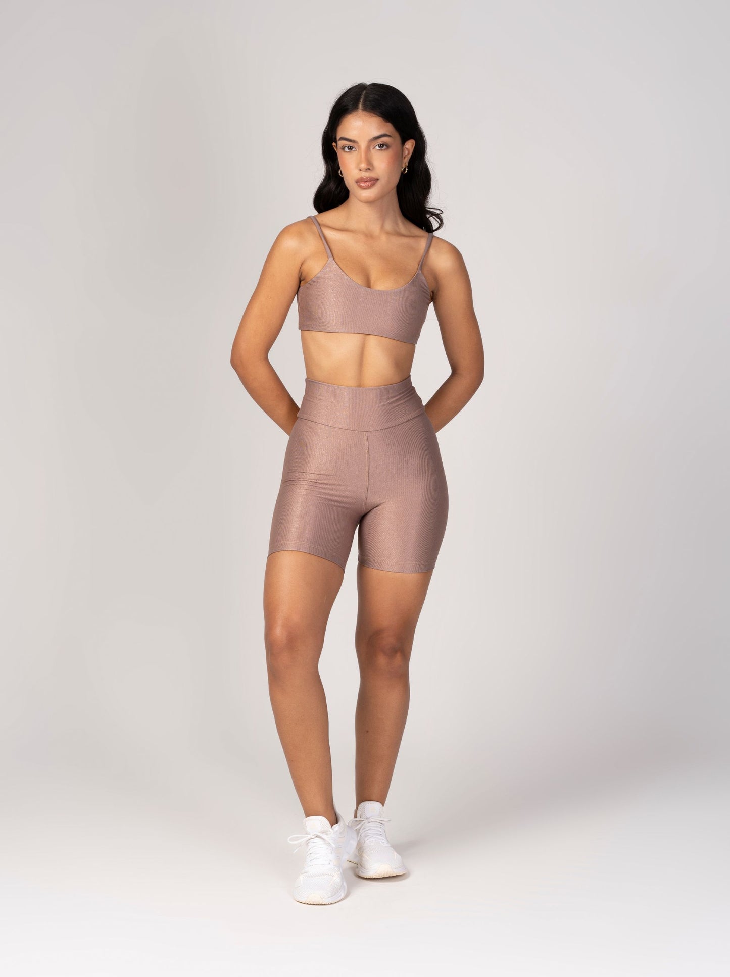Short e Top Fita Move Champagne / A partir