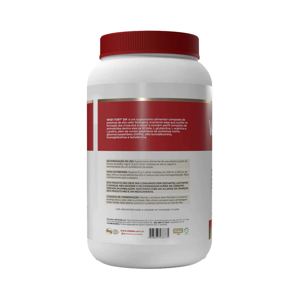 Whey Protein Fort 3W (900g) - Vitafor