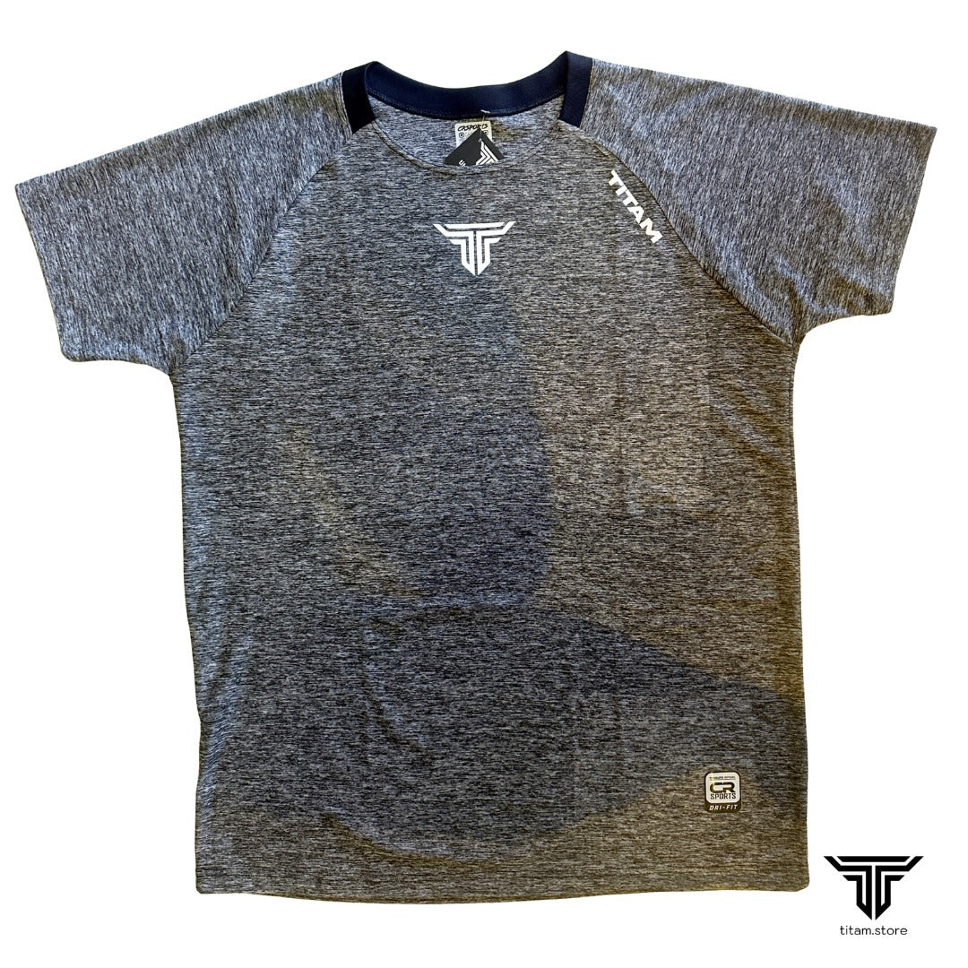 Camiseta Treino Proteção UV - Cinza