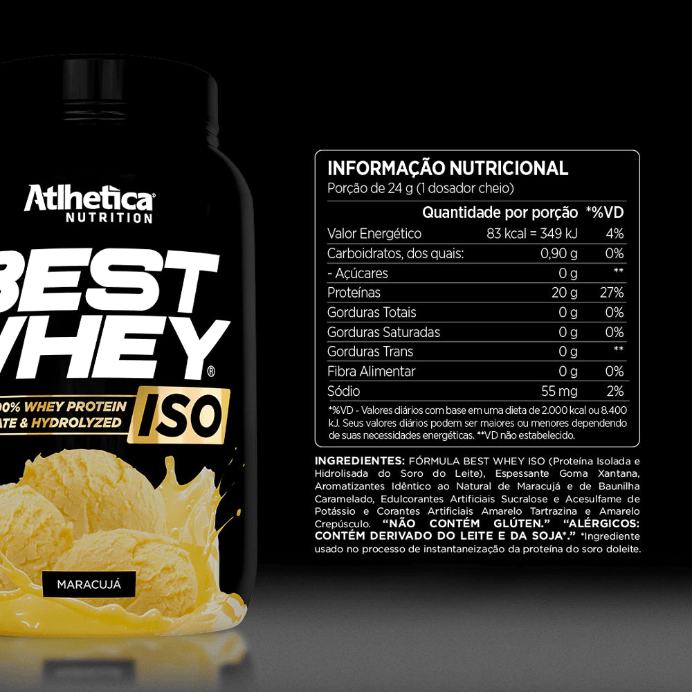 Whey Protein Best Whey Iso (900g) - Atlhetica Nutrition