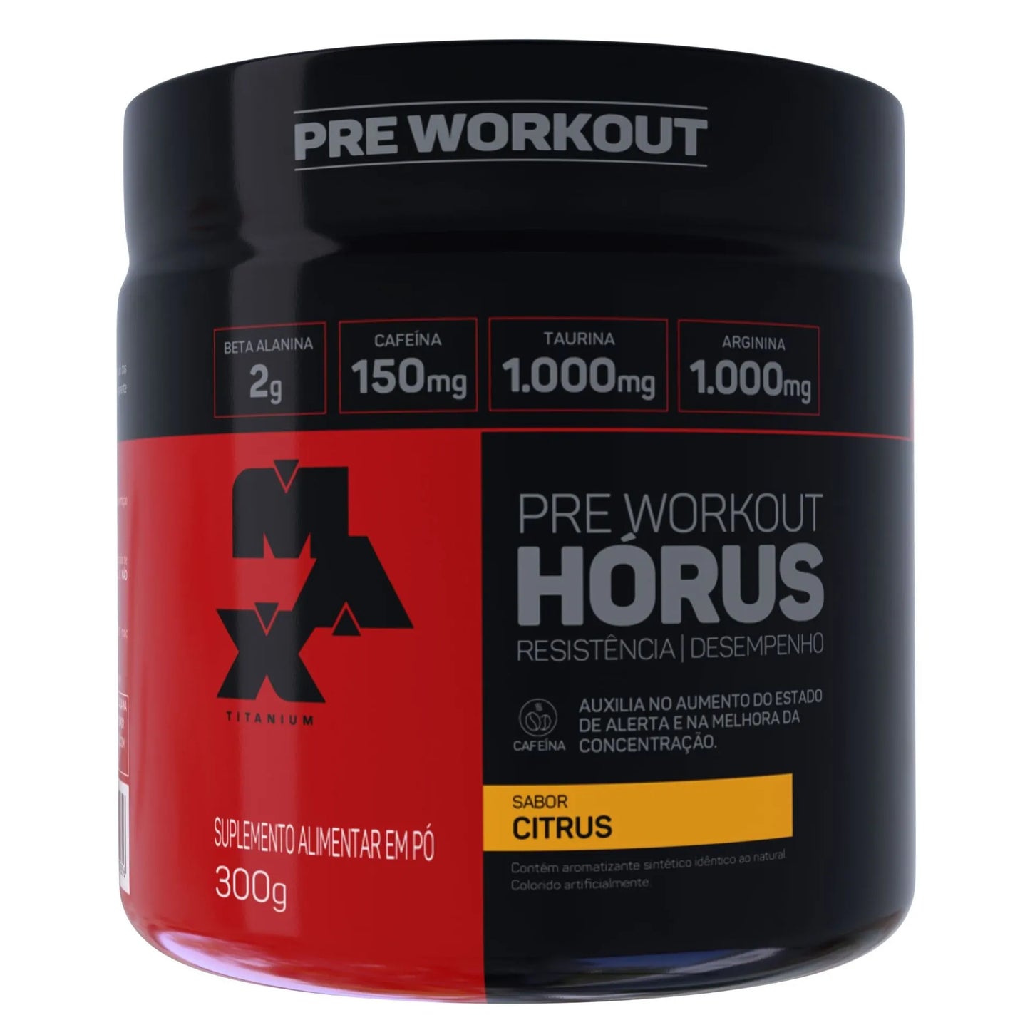 Pre Workout Hórus (300g) - Max Titanium