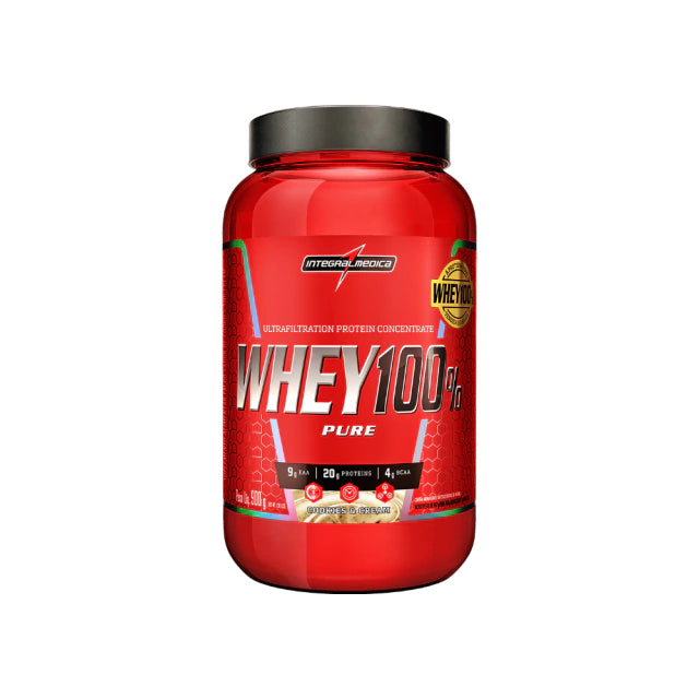 Whey Protein 100% Pure Pote (900g) - Integralmédica