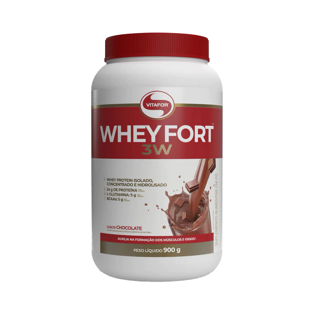 Whey Protein Fort 3W (900g) - Vitafor