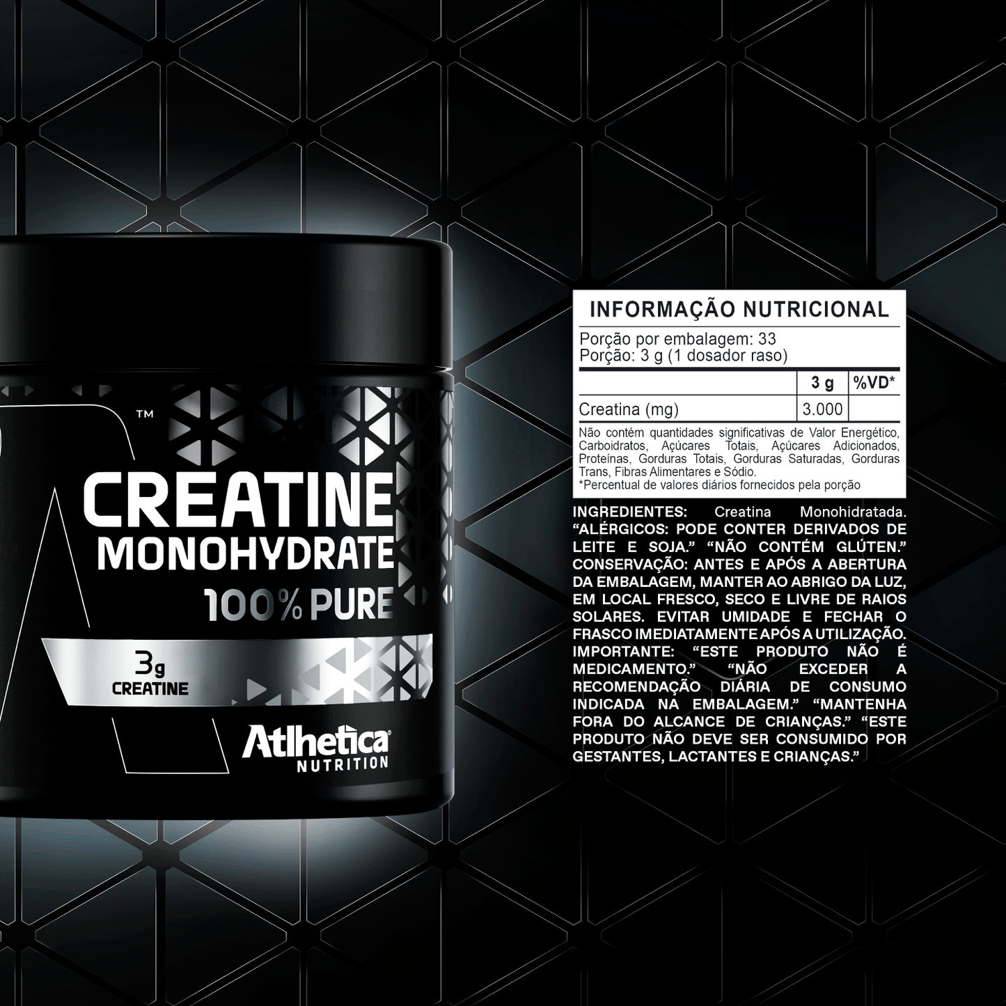 Creatina (100g) - Atlhetica Nutrition