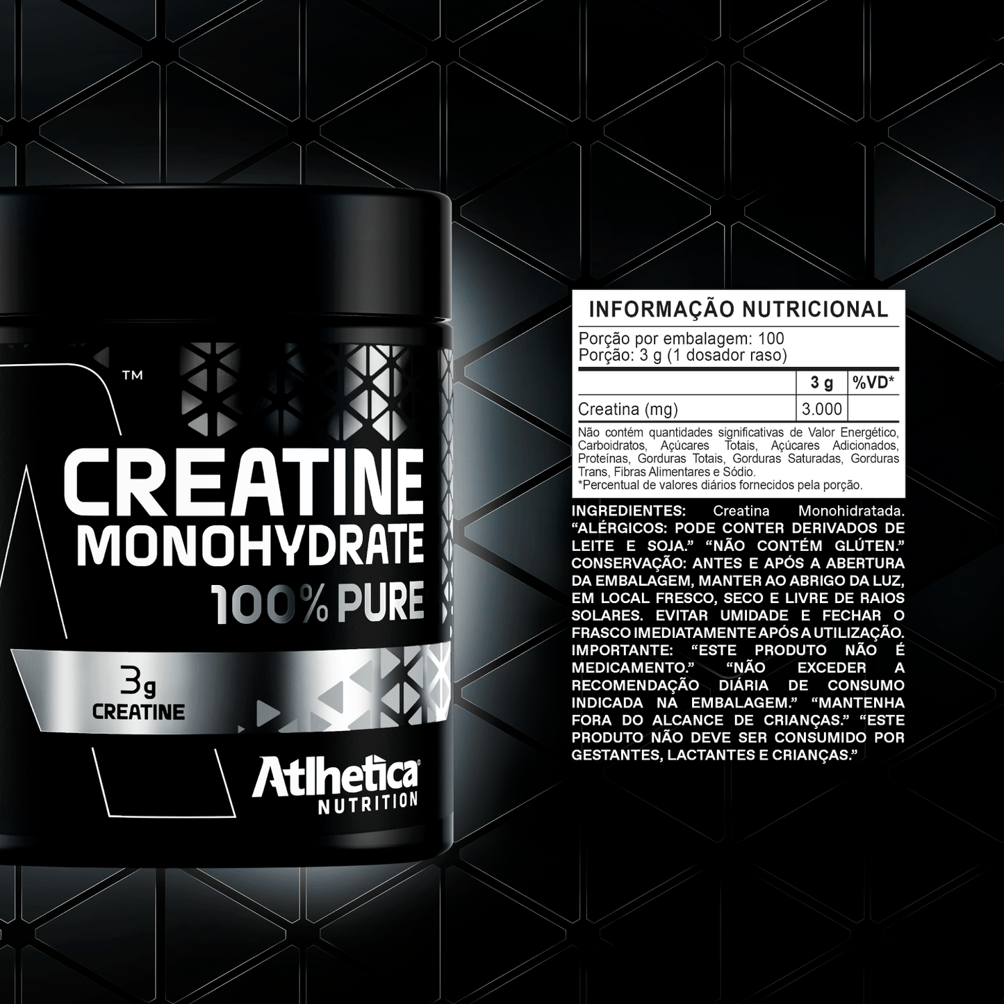 Creatina (300g) - Atlhetica Nutrition