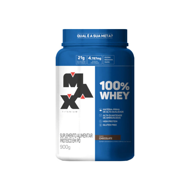 Whey Protein 100% Whey (900g) - Max Titanium