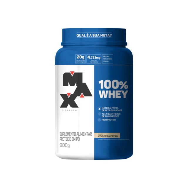 Whey Protein 100% Whey (900g) - Max Titanium