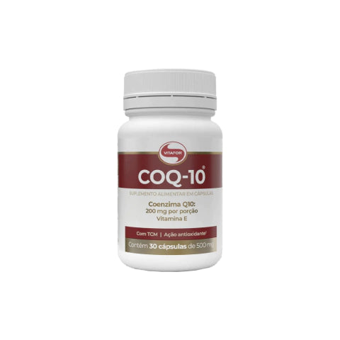 Coenzima Q10 - 30 cap (200mg p/ porção) - Vitafor