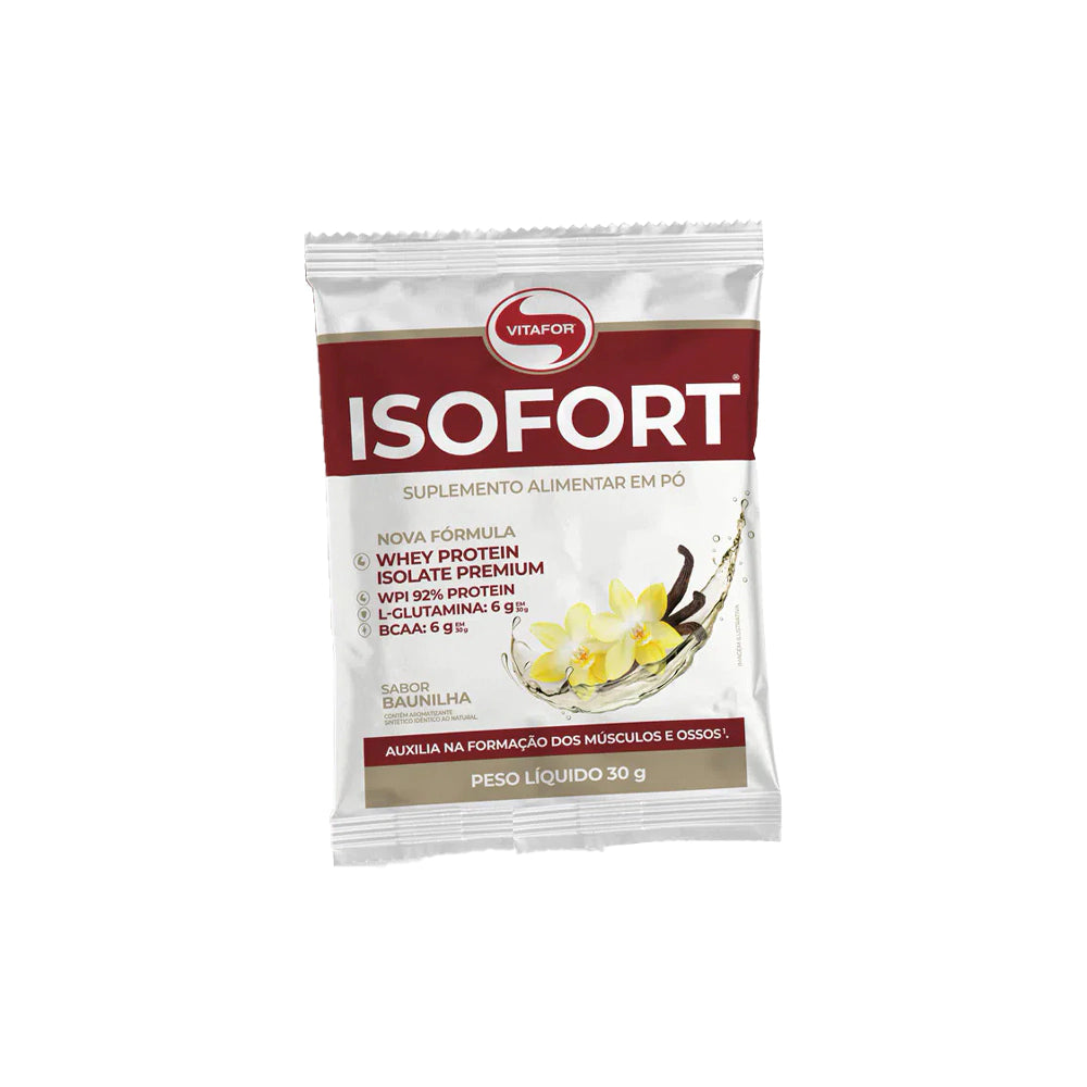 Isofort - sachê unitário 30g baunilha - Vitafor