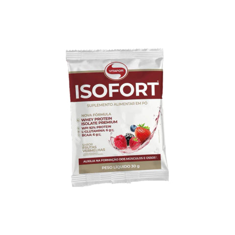 Isofort - sachê unitário 30g Frutas Vermelhas - Vitafor