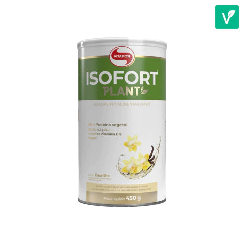Isofort plant - 450g baunilha - Vitafor