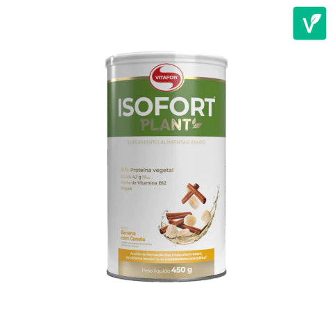 Isofort plant - 450g Banana com canela - Vitafor