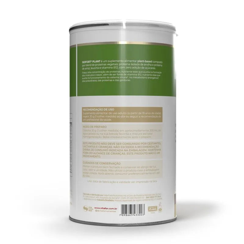 Isofort plant - 450g paçoca - Vitafor
