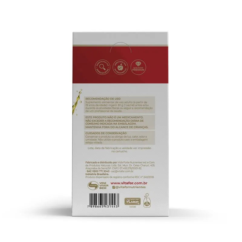 Endurance Energy gel - 12 sachês 30g banana - Vitafor