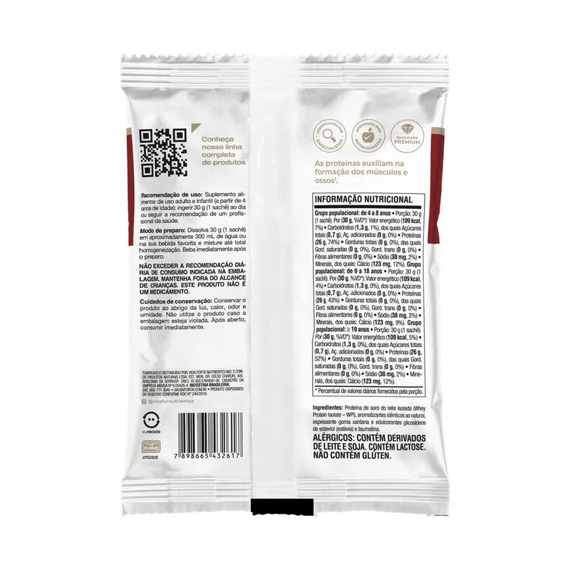Isofort - sachê unitário 30g neutro - Vitafor