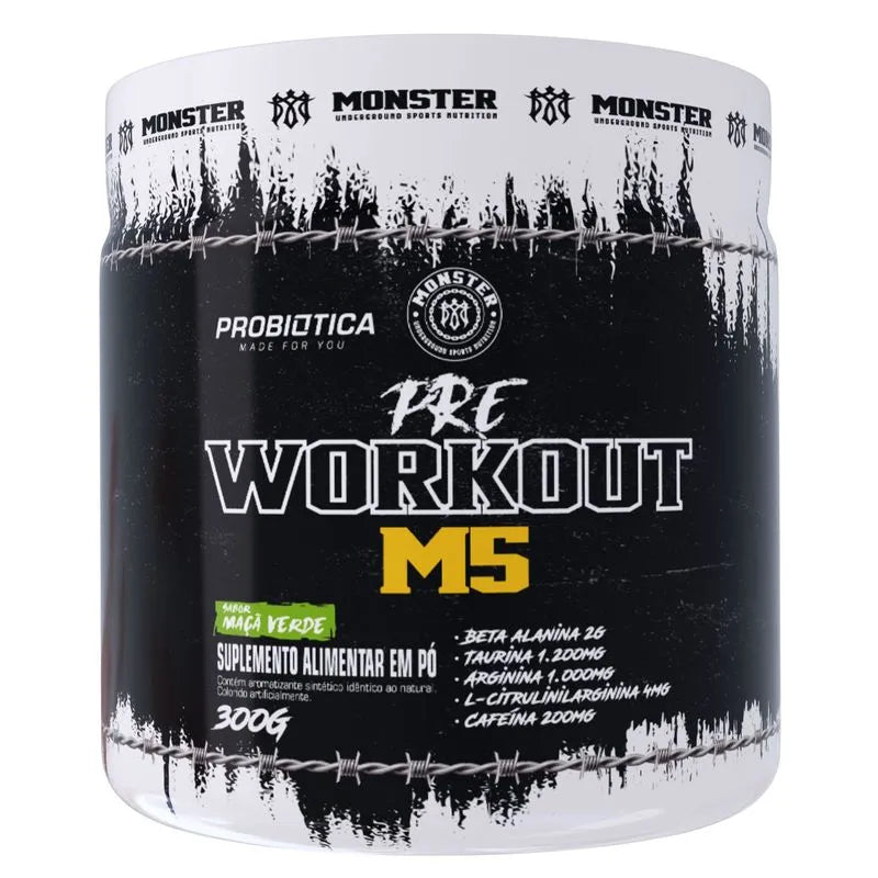 Pre Workout M5 (300g) - Probiótica
