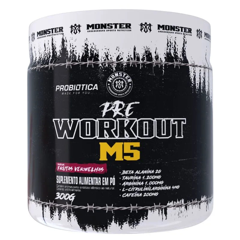 Pre Workout M5 (300g) - Probiótica