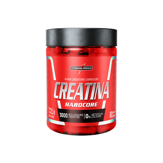 Creatina Hardcore (60 Cápsulas) - Integralmedica