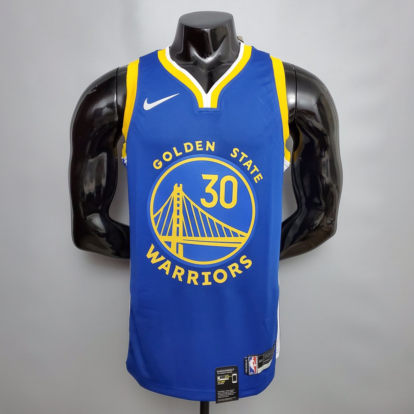 Camisa Regata Basquete NBA Curry #30 Golden State Warriors blue NBA jersey