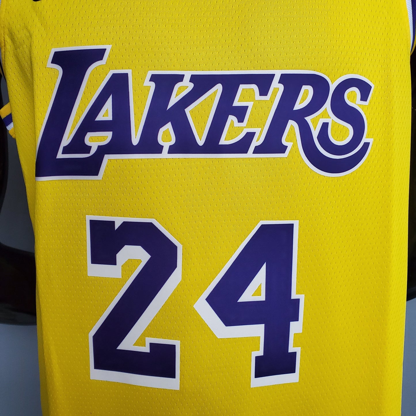 Camisa Regata Basquete NBA Bryant #24 Lakers Round neck yellow