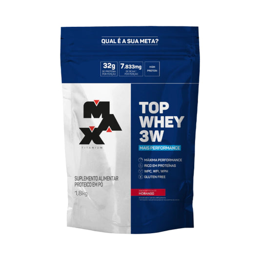 Whey Protein Top Whey 3W + Performance (1,8kg) - Max Titanium