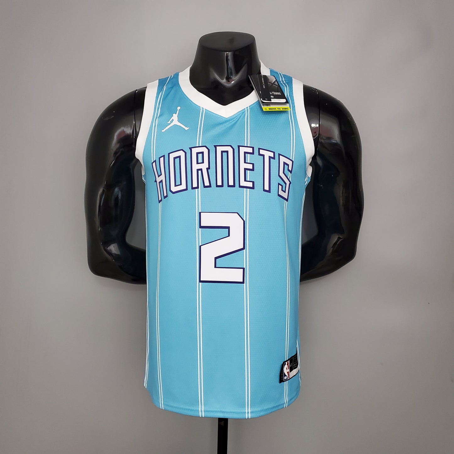 Camisa Regata Basquete NBA New Hornets BALL#2 Blue