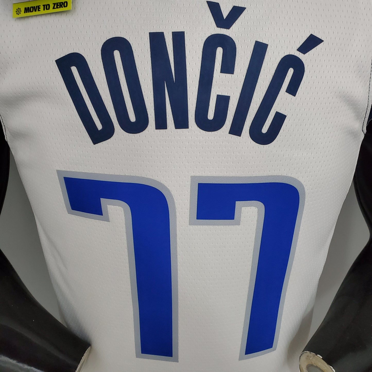 Camisa Regata Basquete NBA Dallas Mavericks DONCIC#77 Lone Ranger home White