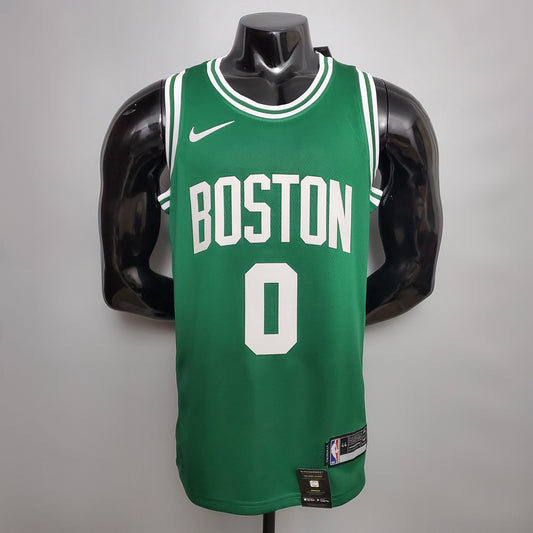Camisa Regata Basquete NBA TATUM #0 Celtics green NBA jersey