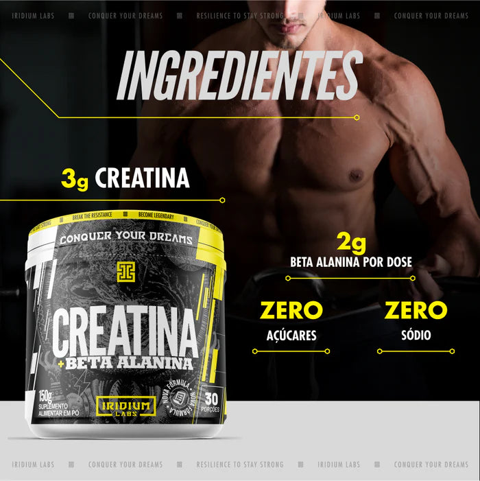 Creatina + Beta Alanina (150g) - Iridium Labs