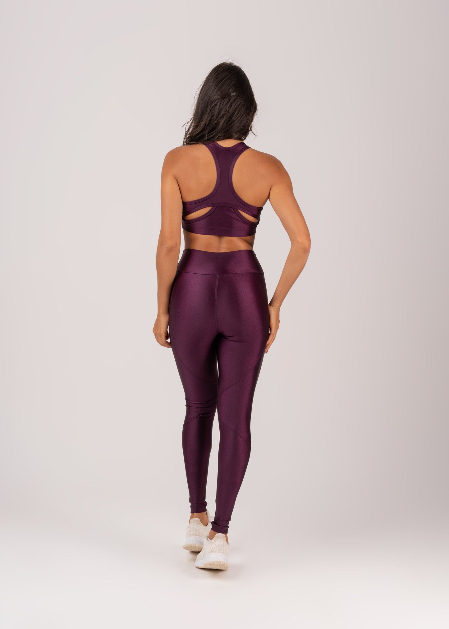 Legging e Top Femini Marsala