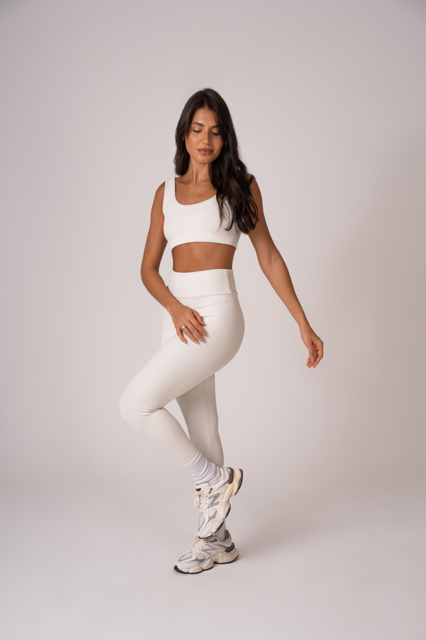 Legging e Top Alças Retas F / A partir
