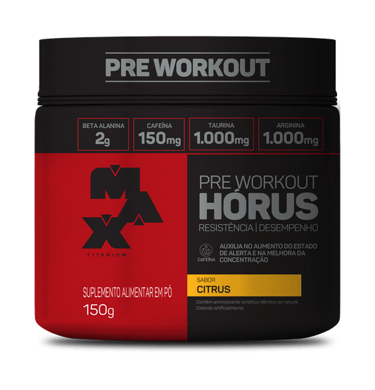 Pre Workout Hórus (150g) - Max Titanium