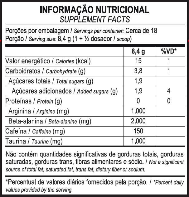 Pre Workout Hórus (150g) - Max Titanium