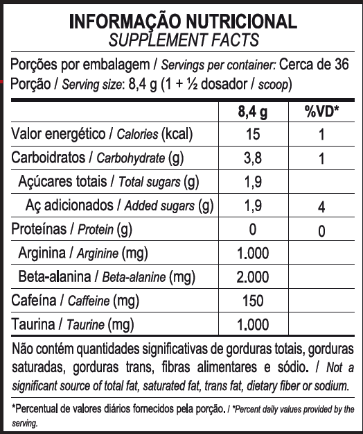 Pre Workout Hórus (300g) - Max Titanium
