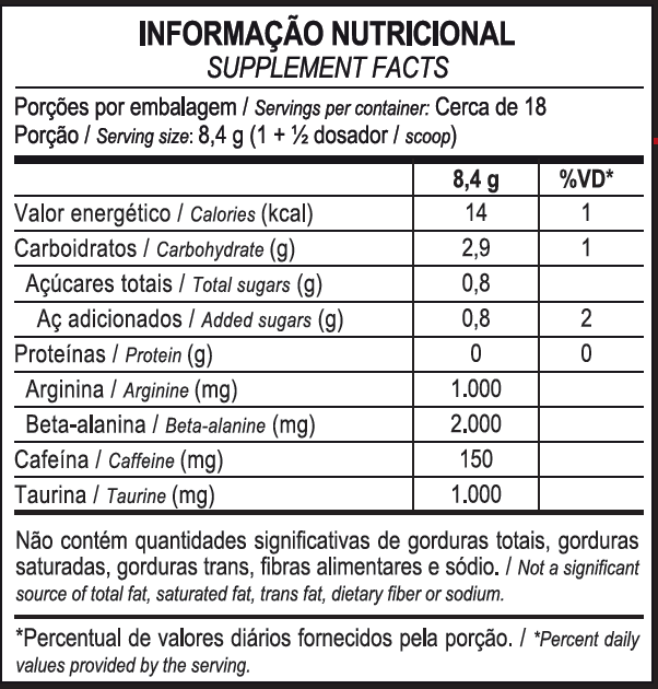 Pre Workout Hórus (150g) - Max Titanium