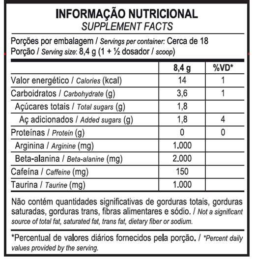 Pre Workout Hórus (150g) - Max Titanium