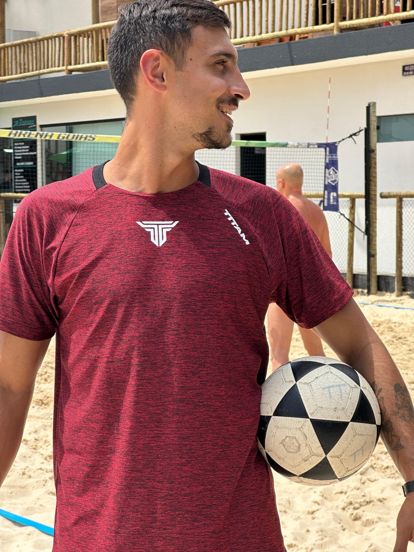 Camiseta Treino Proteção UV - Vinho