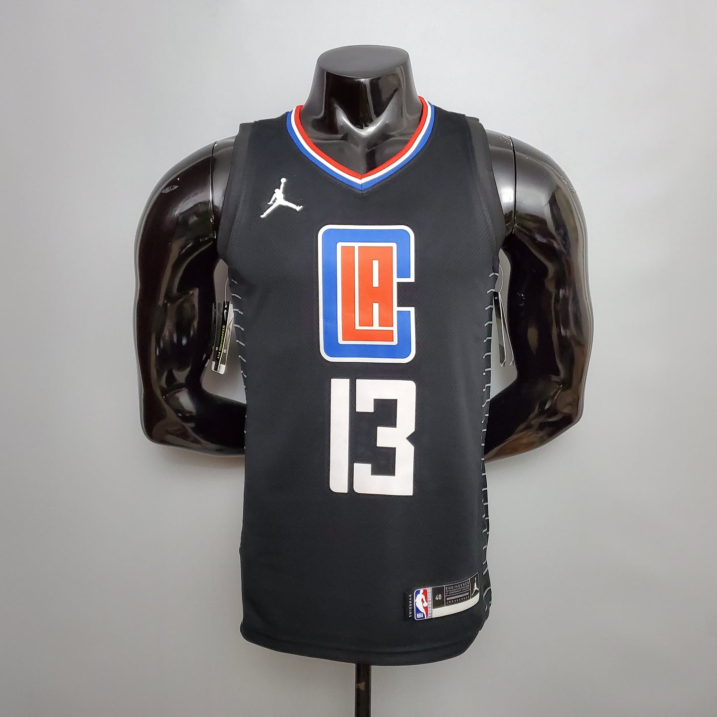 Camisa Regata Basquete NBA New Clippers GEORGE#13 Theme Limited City Edition Black