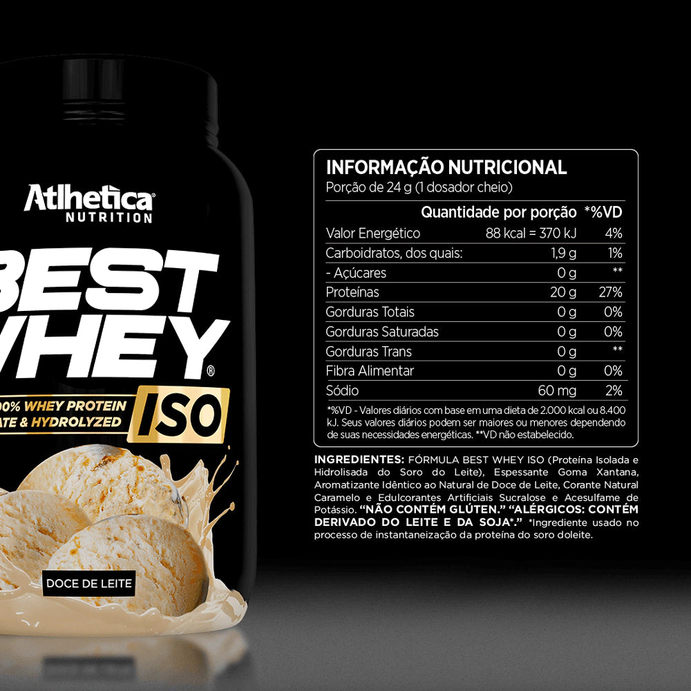 Whey Protein Best Whey Iso (900g) - Atlhetica Nutrition