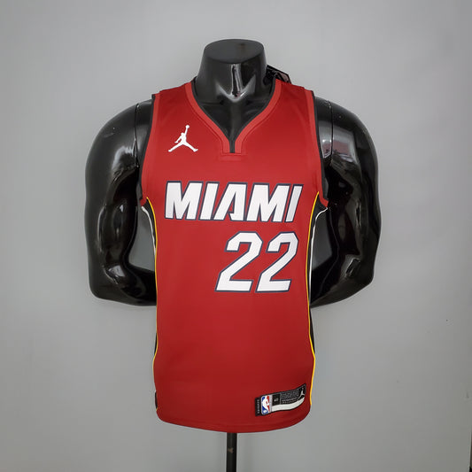 Camisa Regata Basquete NBA New Miami Heat Jordan BUTLER#22 Burgundy