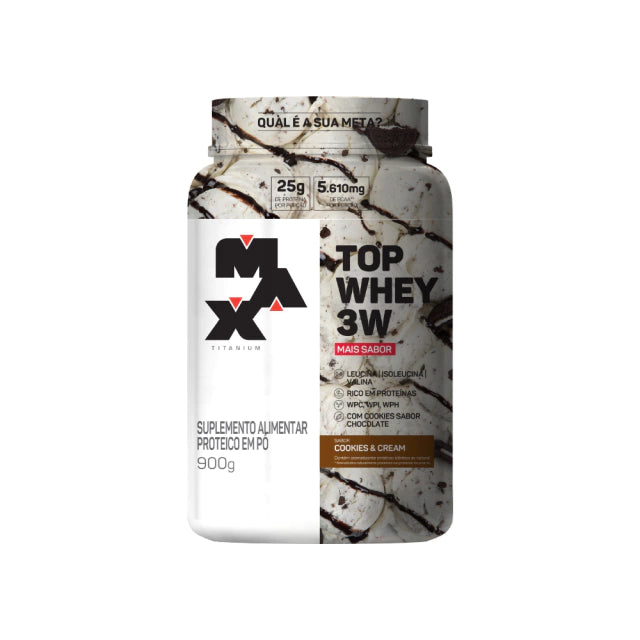 Whey Protein Top Whey 3W + Sabor (900g) - Max Titanium