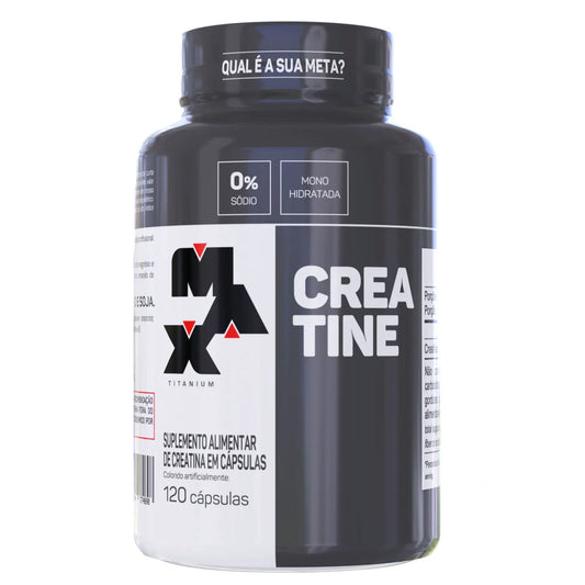 Creatina (120 Cápsulas) - Max Titanium