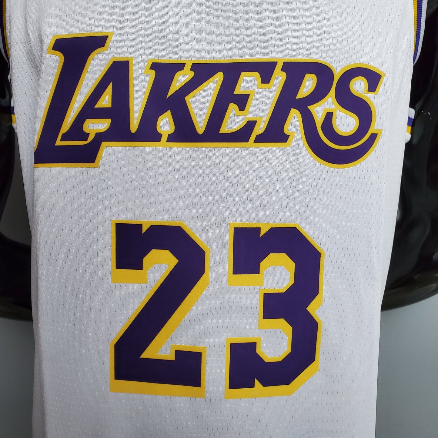 Camisa Regata Basquete NBA James #23 Lakers Round neck white