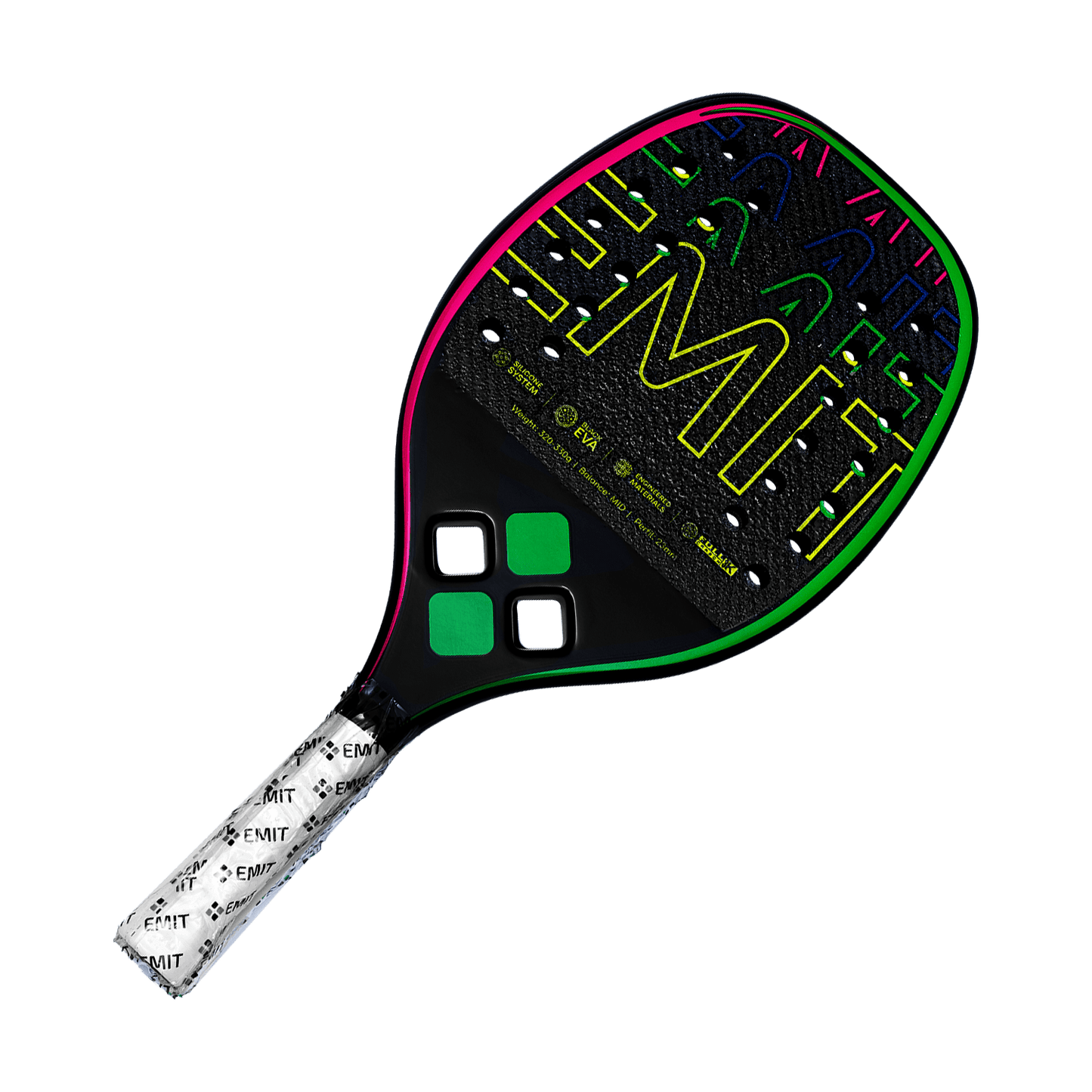 Raquete de beach tennis Hammer (Full Carbon 3k) – rosa