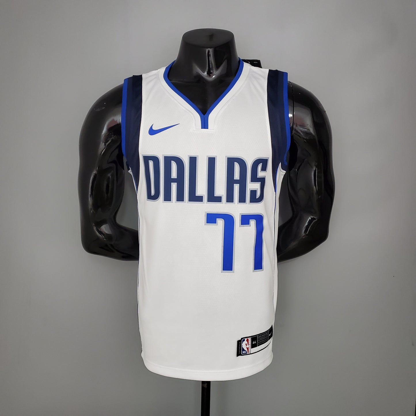 Camisa Regata Basquete NBA Dallas Mavericks DONCIC#77 Lone Ranger home White