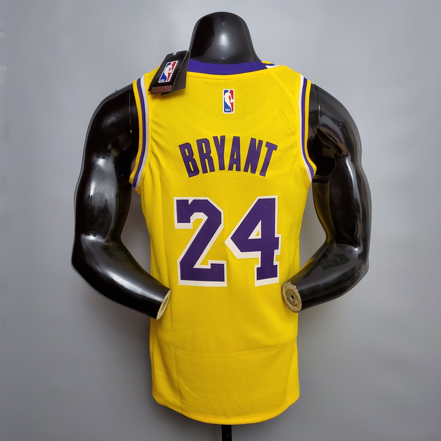 Camisa Regata Basquete NBA Bryant #24 Lakers Round neck yellow