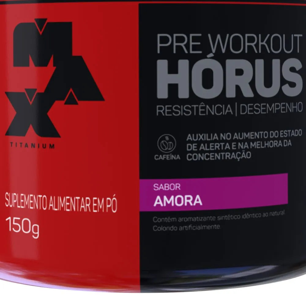 Pre Workout Hórus (150g) - Max Titanium