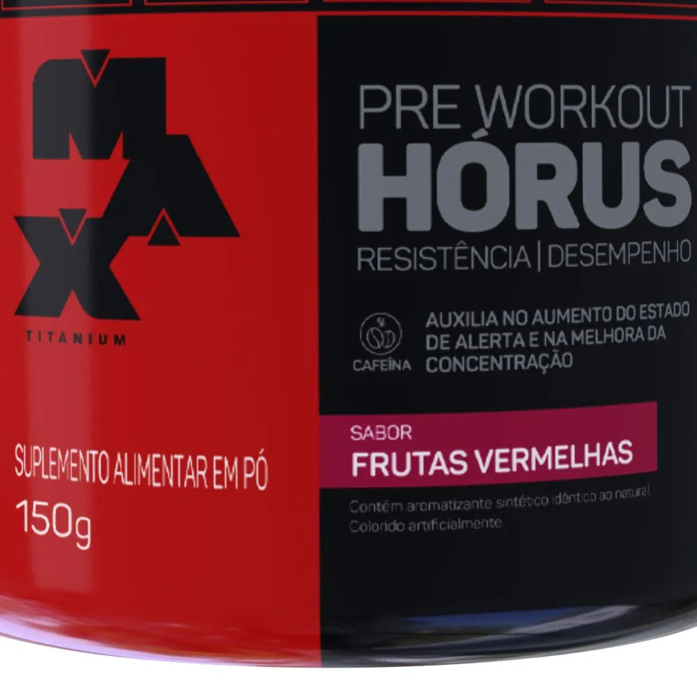 Pre Workout Hórus (150g) - Max Titanium
