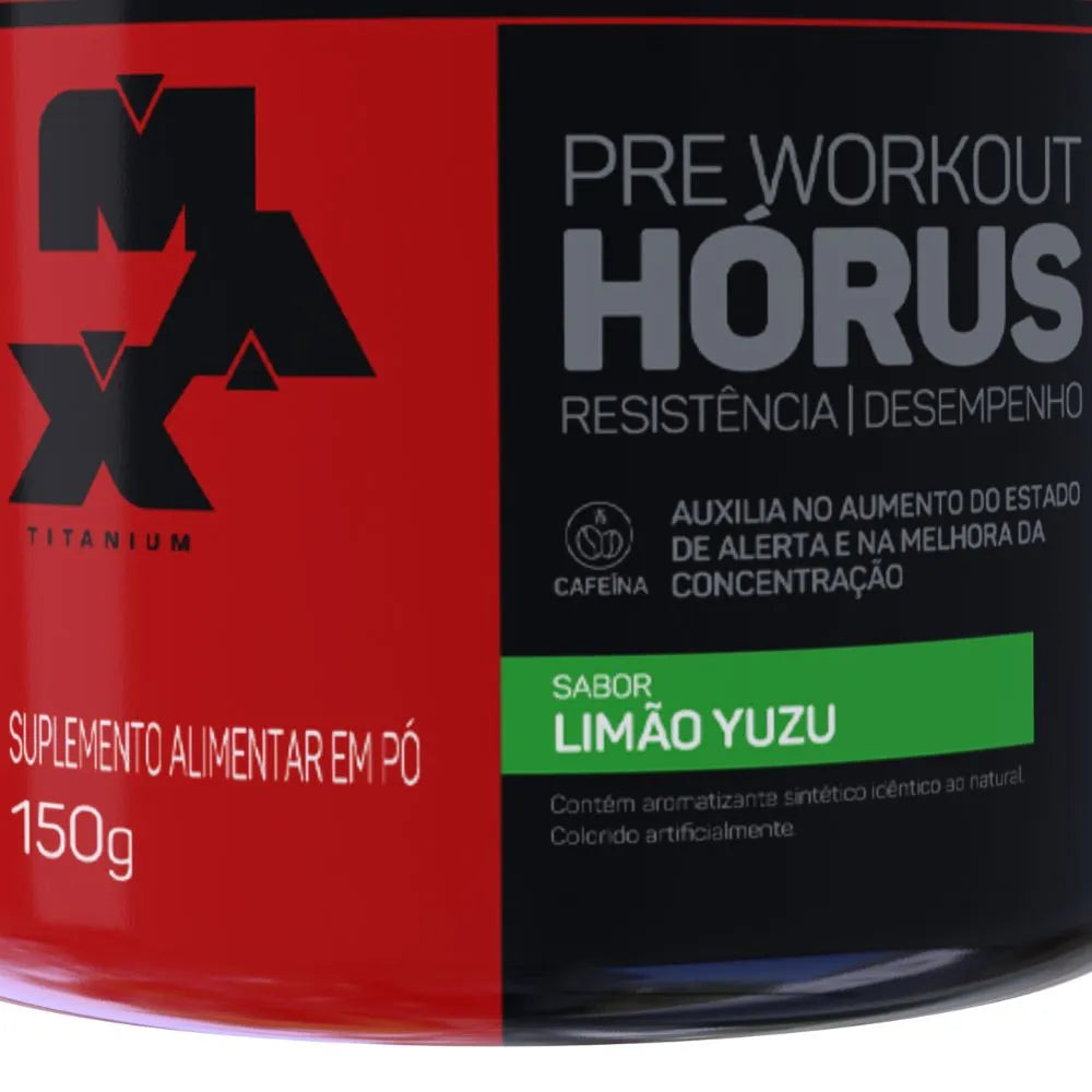 Pre Workout Hórus (150g) - Max Titanium
