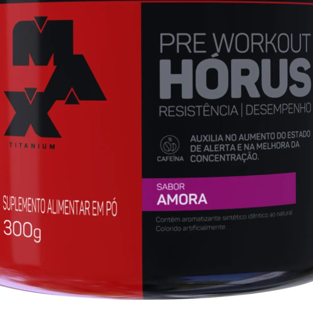 Pre Workout Hórus (300g) - Max Titanium